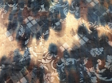 Mooie geschoren rib met stretch in camel, bruin en zwart, voor bv broek, rokje, jasje, overgooier of buitenkant van een winterjas