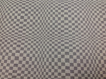 Wat dunnere denim met stretch met optical motief